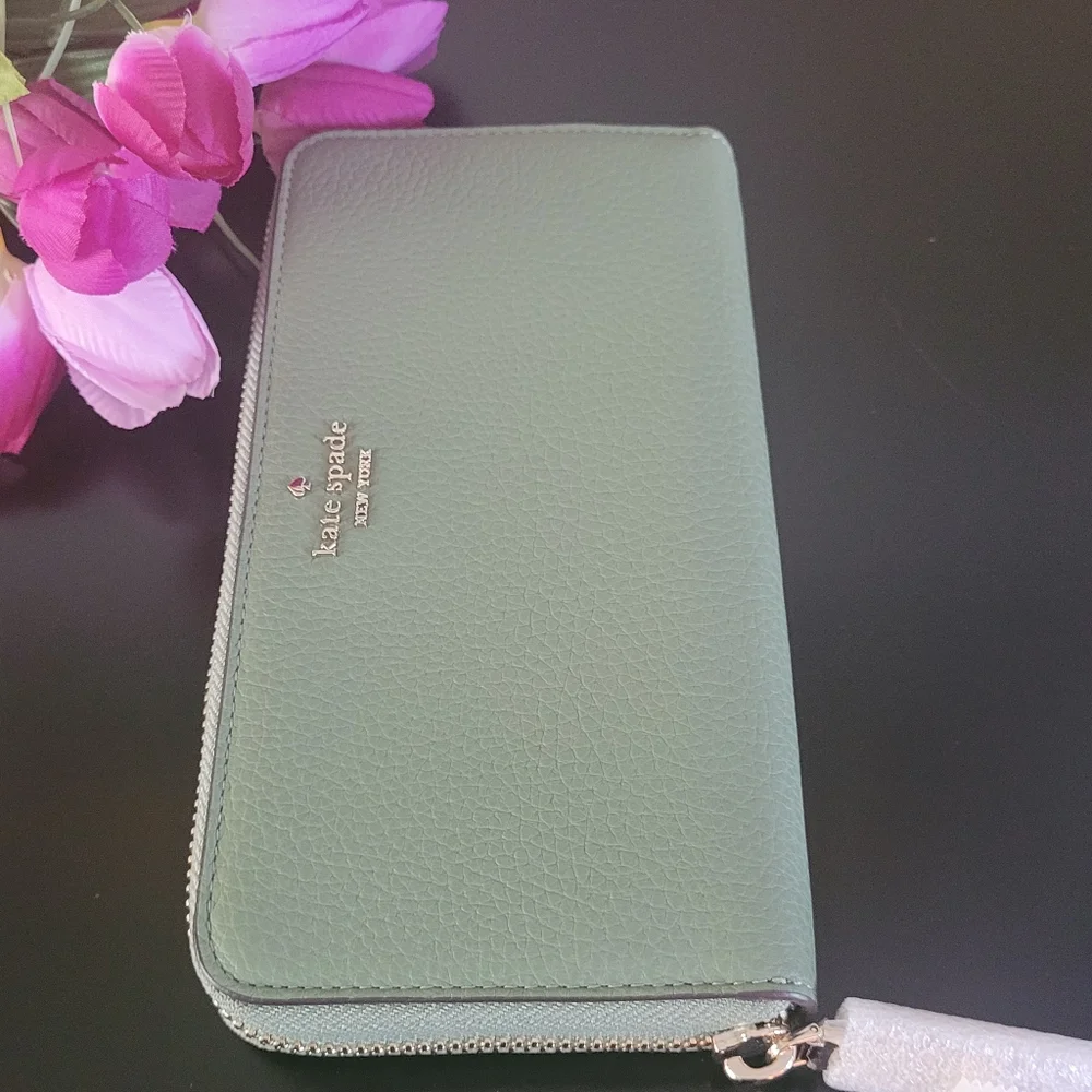 Kate Spade  Lena   Leather  Zip Around Continental Wallet - Picture 4 of 10